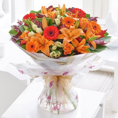 Autumn Favourites Hand tied with Chocolates