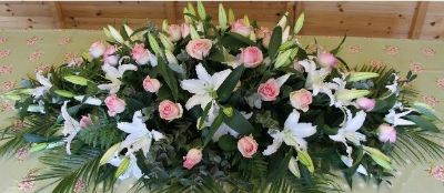 Lily & Rose Casket Spray