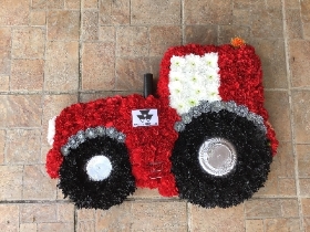 Red Carnation Tractor